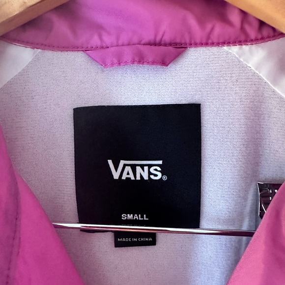 VANS women Vibrant pink magenta Windbreaker - Picture 4 of 5